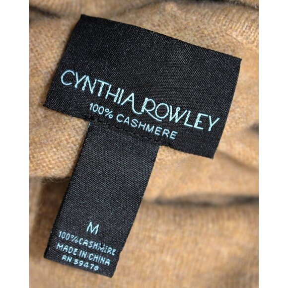 Cynthia Rowley - 100% Cashmere Oversize Cowl Neck Tunic in Tan, Medium - Picture 4 of 10